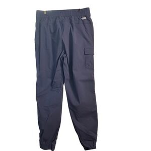 Columbia Kids Cargo Jogger Pants Blue Elastic Waist Hiking Outdoor Size Medium